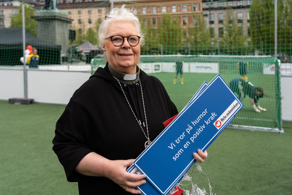 Anett Kyhlström från organisationen Hela människan